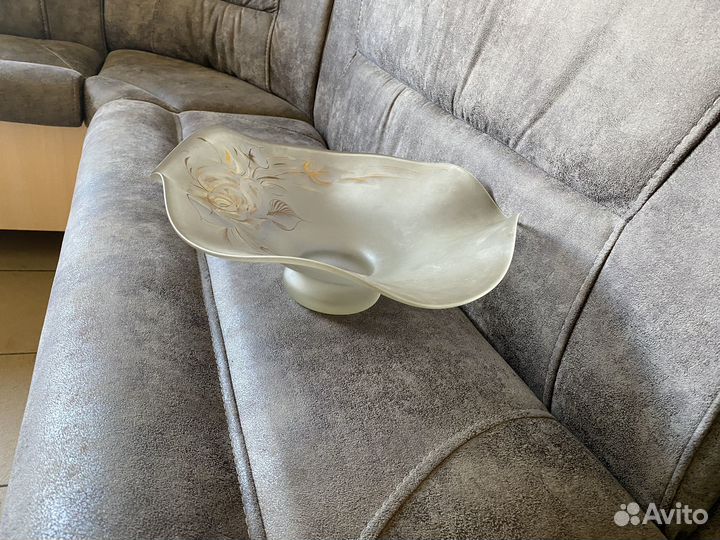 Ваза для фруктов стекло