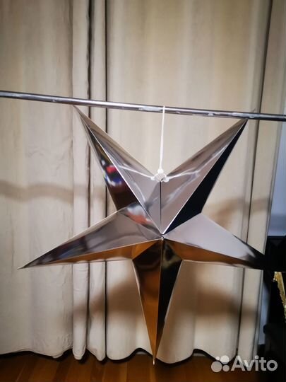 Праздничные новогодние украшения звёзды