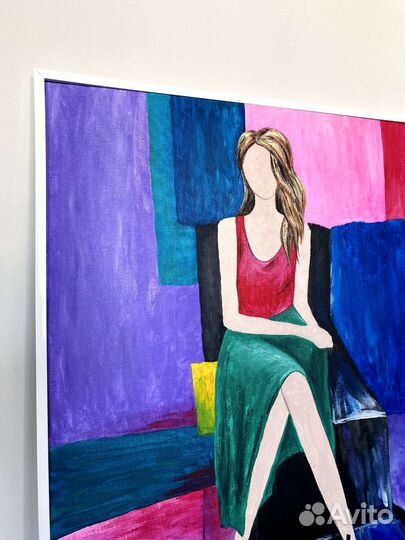 Интерьерная картина акрилом