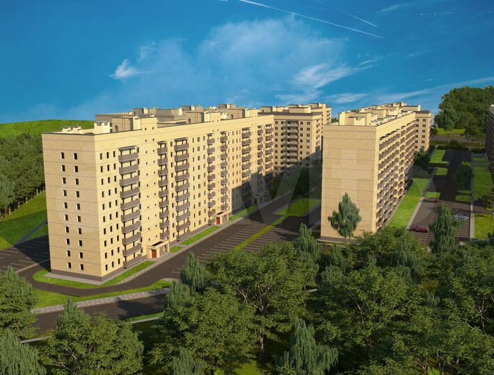 2-к. квартира, 44,7 м², 7/10 эт.