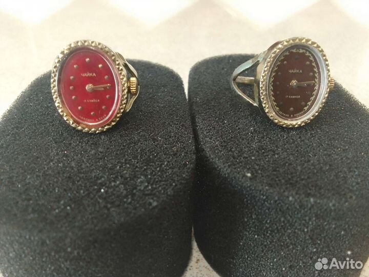 Часы женские Чайка СССР перстень