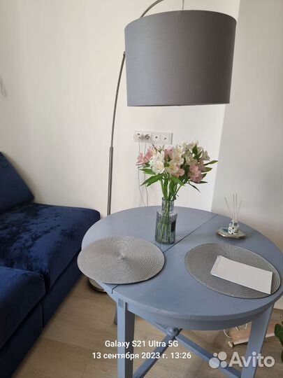 Торшер напольный с абажуром