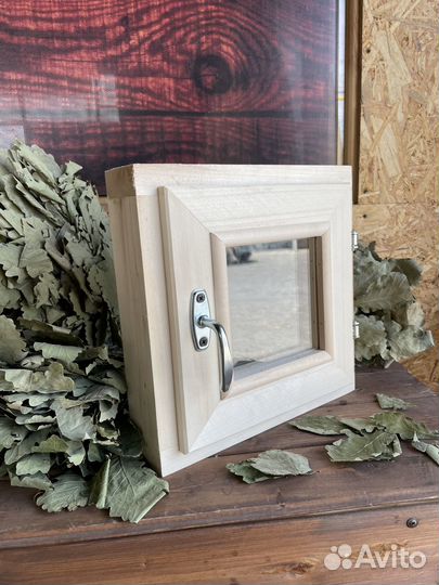 Форточка для бани из липы