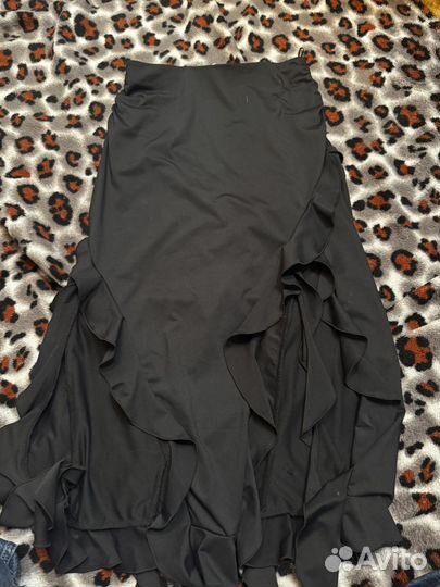 Юбка с воланами