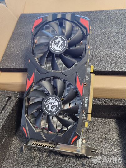 Видеокарта rx580 8gb soyo