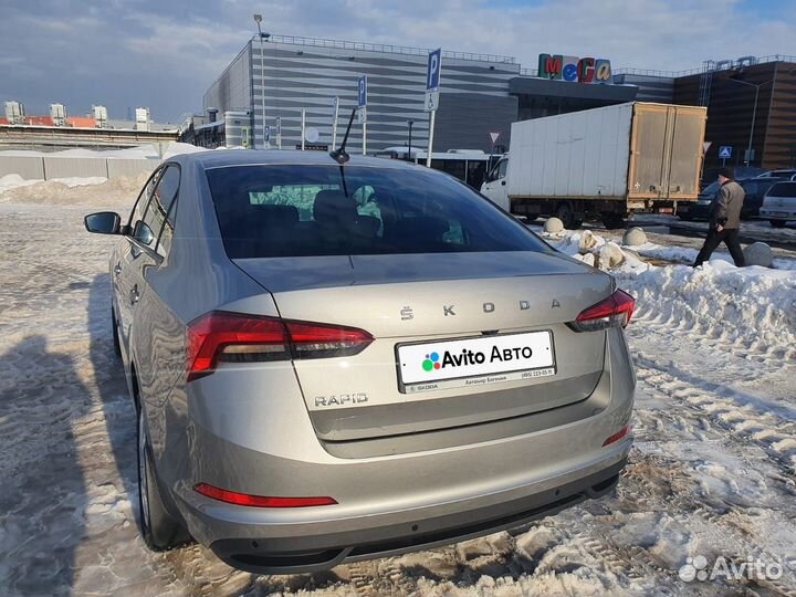 Skoda Rapid 1.6 AT, 2021, 75 000 км