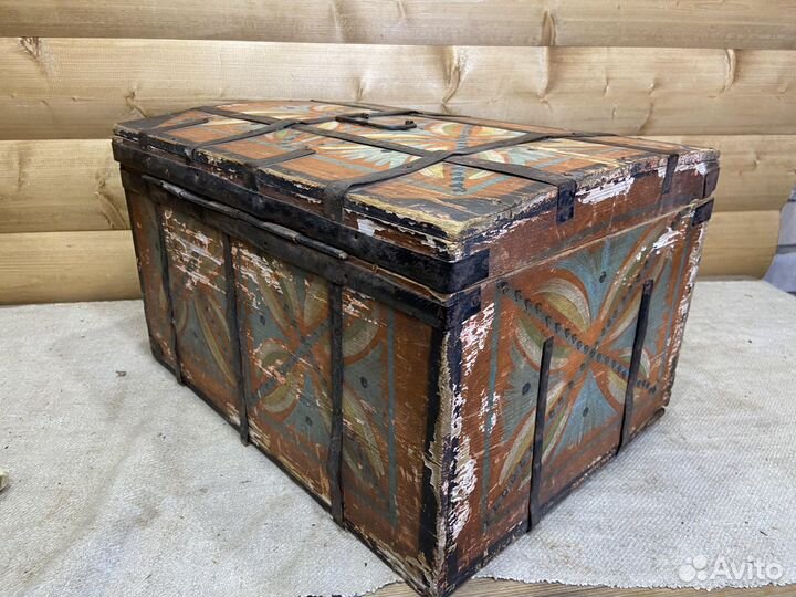 Сундук 9 С крестиками Расписной