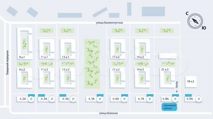 Машиноместо, 23 м²