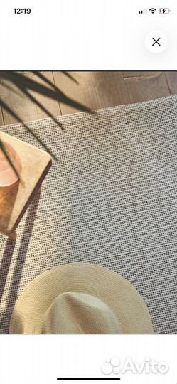 Ковер IKEA типхеде, белый с оттенком, 1.8 х 1.2 м