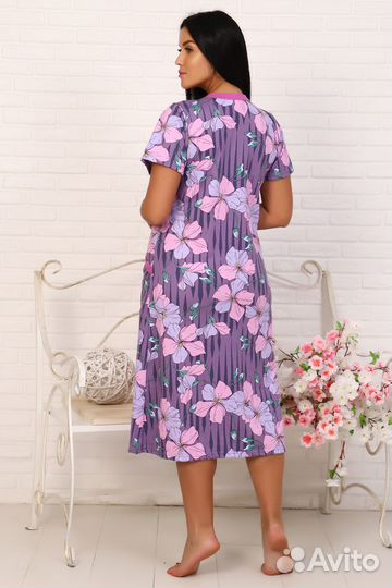 Халат новый 48-50 х/б