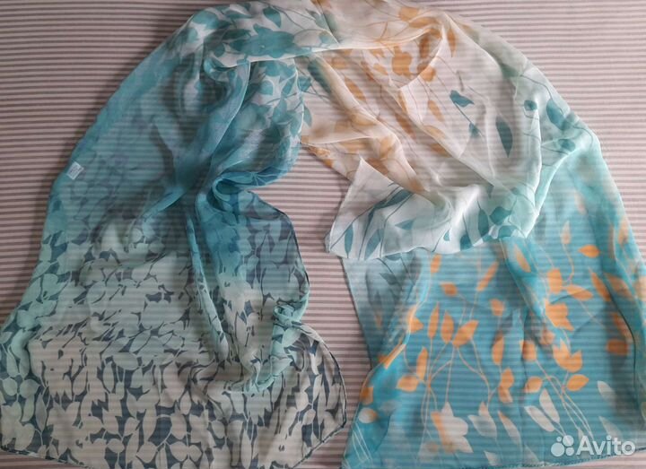 Шарф искусственный шёлк новый Китай