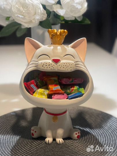 Конфетница Котик