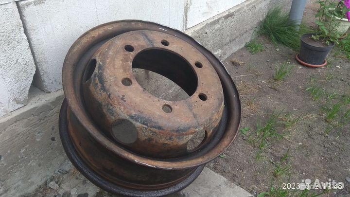 Диск на ЗИЛ Бычок R16 6*205 бескамерка