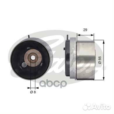 Ролик грм opel astra H,vectra C T43143 Gates
