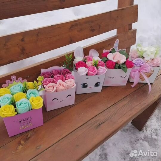 Букет из мыла