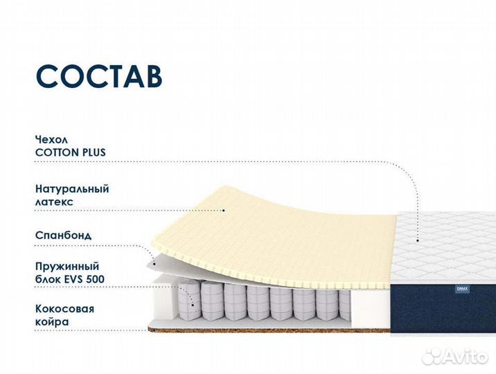 Матрас Димакс Практик Софт Хард 500