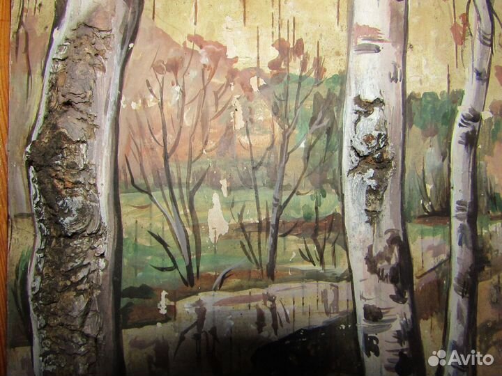 Картина на бересте 