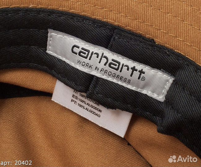 Панама carhartt оранжевая