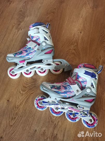 Ролики раздвижные 31-36 + шлем и защита