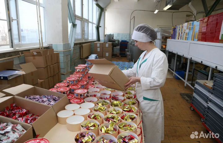 Москва Вахта - Упаковщик на склад конфет, 15/30/45