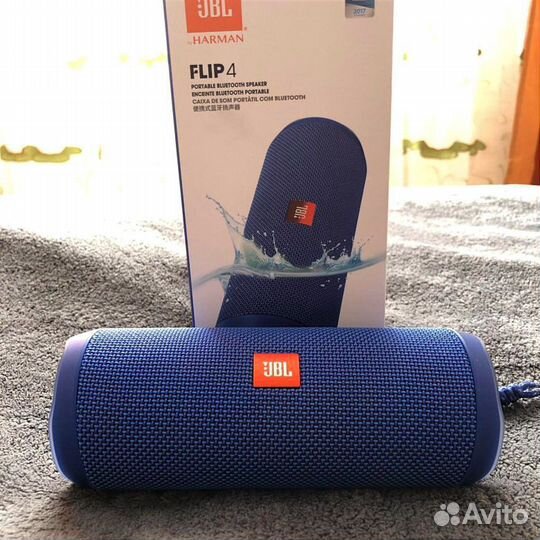 Портативная Колонка JBL Flip 4 Blue, Original