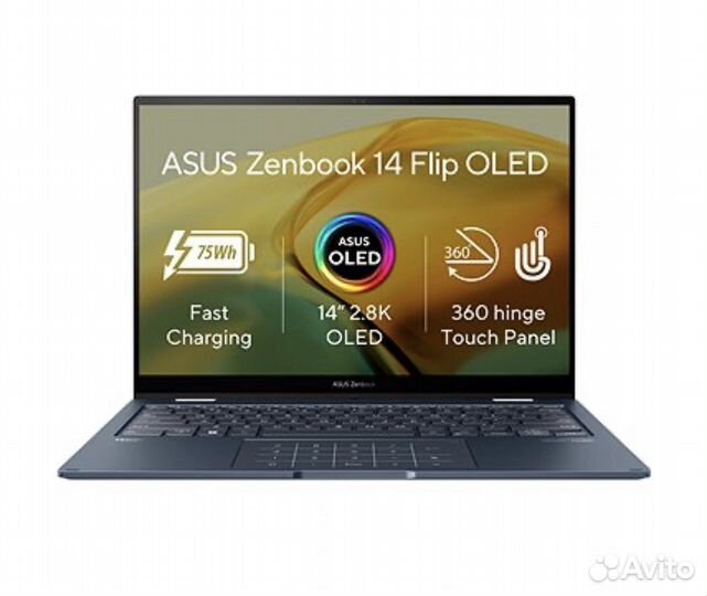 2023 2.8k Сенсорный Asus Zenbook flip i5 13gn 90гц