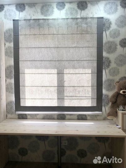 Римские шторы с кантом