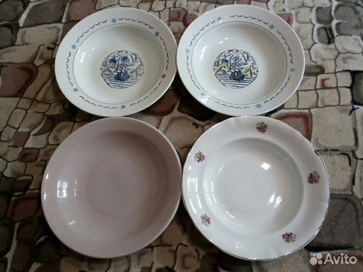 Эмалированная посуда, тарелки