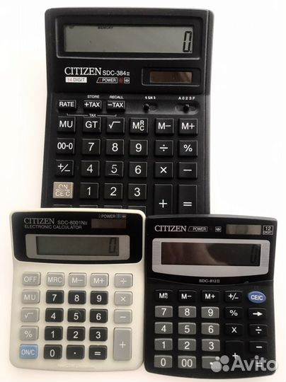 Калькулятор Citizen cdc384 II