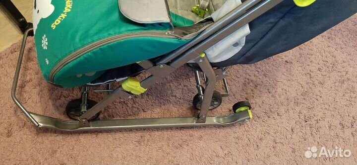 Детские санки коляска ника