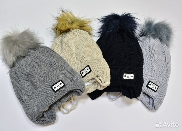 Зимняя шапка для мальчика