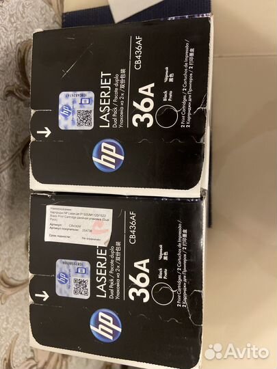 Картридж hp 36 A оригинал