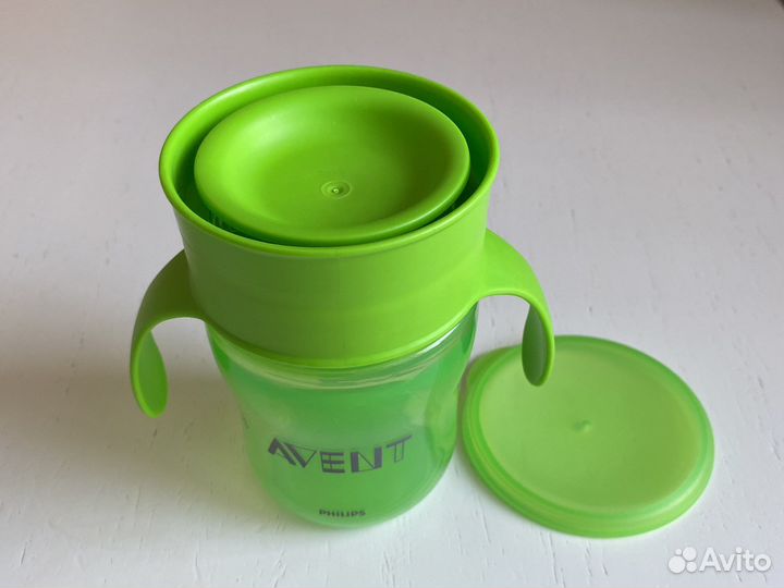 Поильник Avent, соска, прищепка