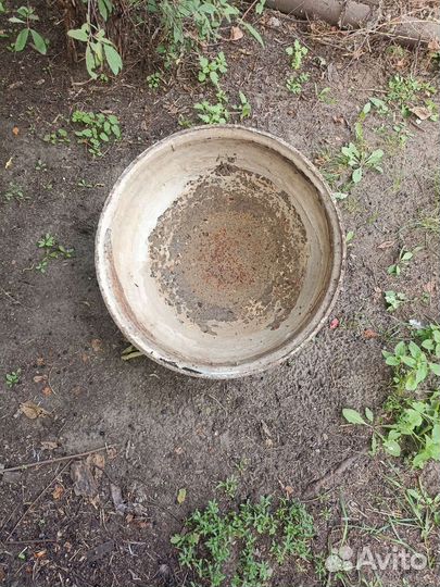 Чугунная костровая чаша. Точило СССР