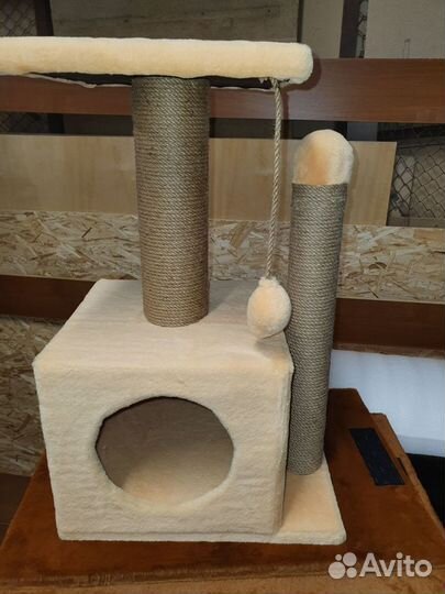 Домики, когтеточки для котят и кошек до 3 кг