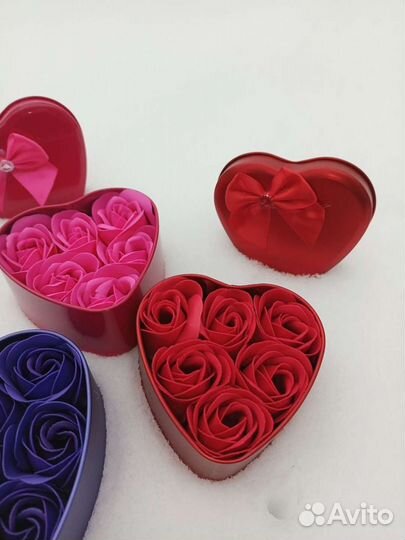 Розы из мыла ручной работы