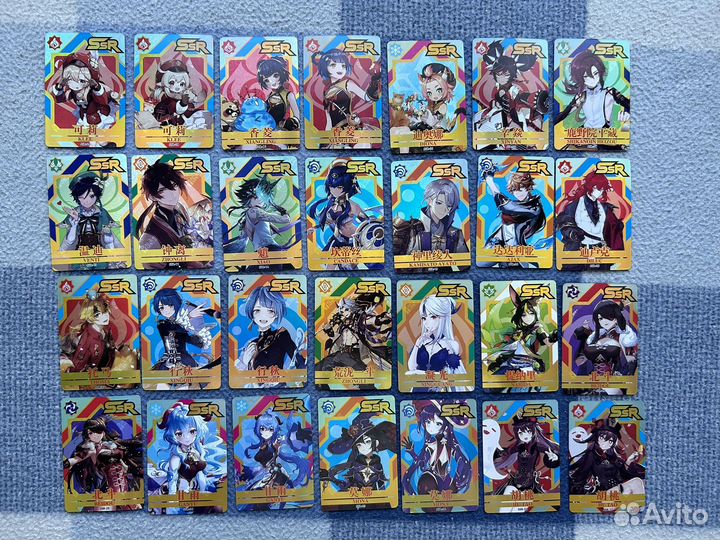 Карточки геншин импакт