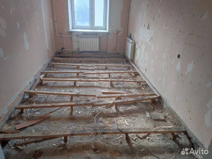 Демонтажные работы и вывоз мусора