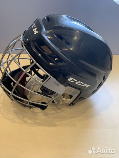 Шлем хоккейный ссм Tacks 110 с решеткой