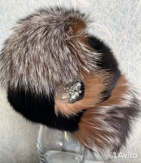 Шапка норковая женская бу