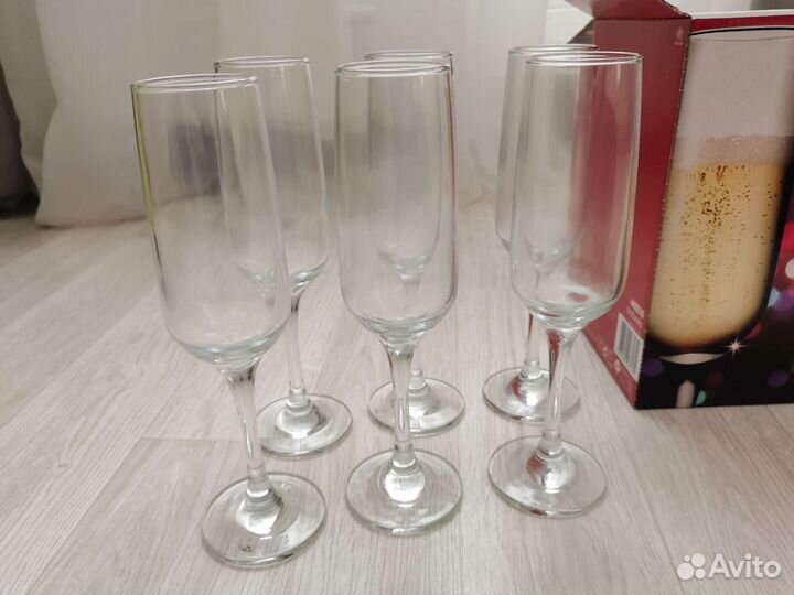 Бокалы для шампанского Pasabahce Isabella 6 шт