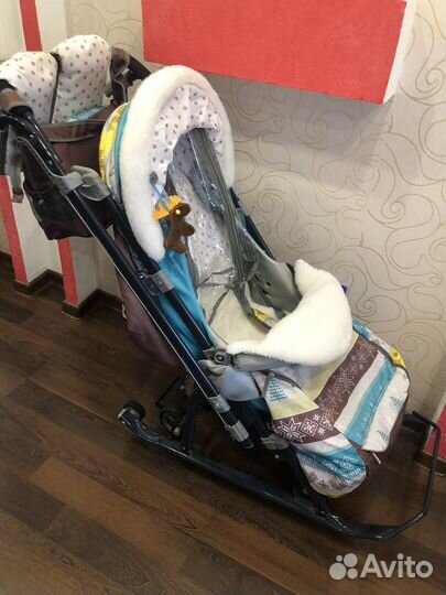 Коляска санки