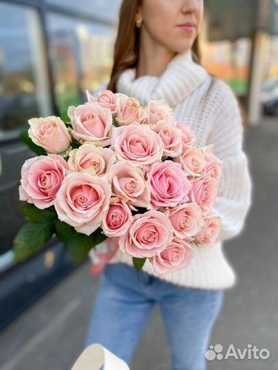 Букеты роз от 25шт