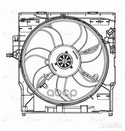 Вентилятор охлаждения двс BMW X5 (E70) 07, X6