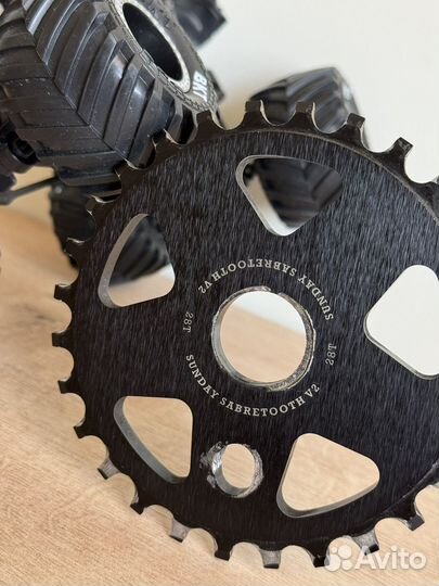 BMX Звезда Sunday 28Т + Адаптер 22 мм