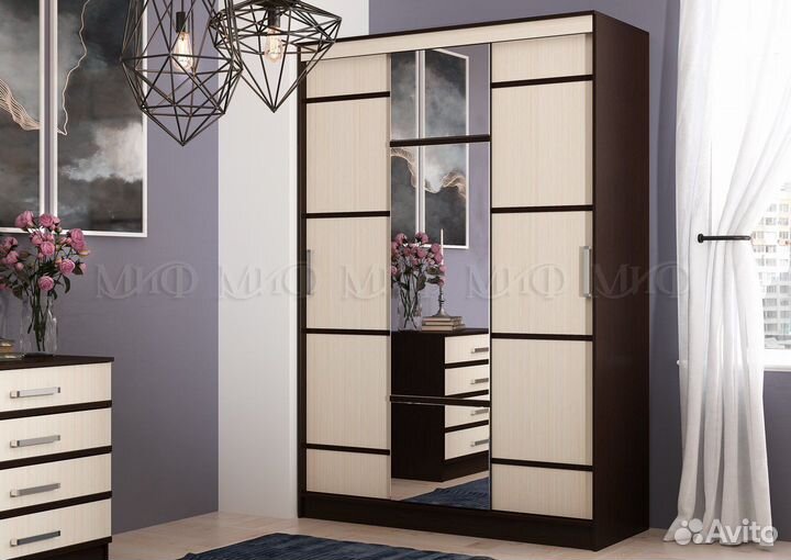 Шкаф купе Сакура