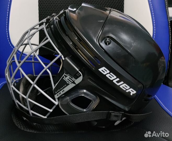 Шлем хоккейный Bauer 4500 с решеткой Stealth 9S