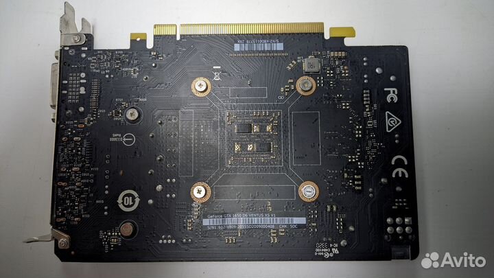 Видеокарта GTX 1650 4gb от MSI Ventus XS D6