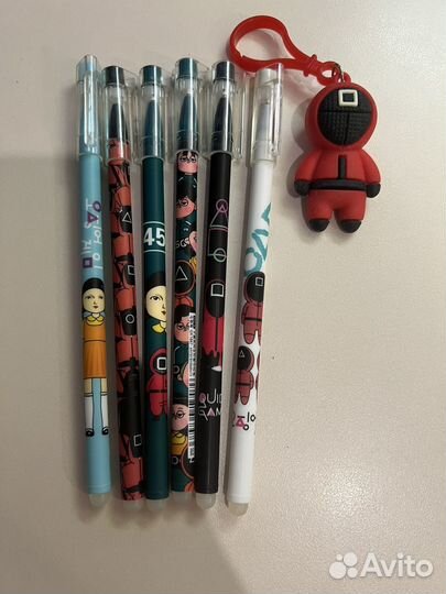 Набор ручек + брелок 