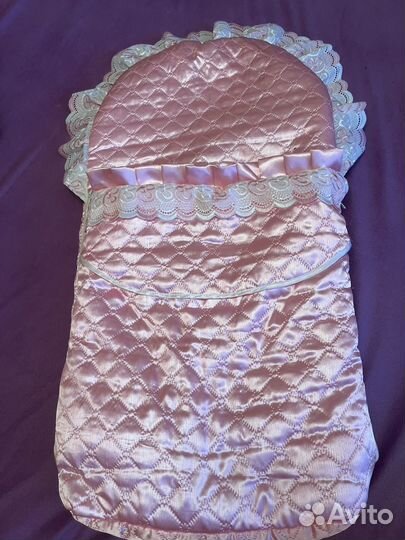 Конверт на выписку для девочки осень